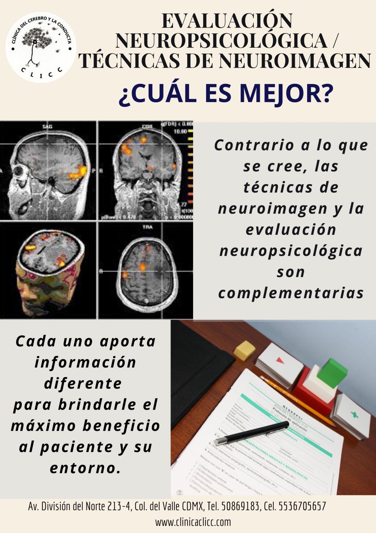 Saxindan - EvaluaciÃ³n neuropsicolÃ³gica vs tÃ©cnicas de neuroimagen Â¿CuÃ¡l es mejor? â€“  CLICC â€“ Clinica del Cerebro y la Conducta